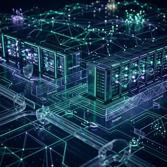 Infrastructure technology background