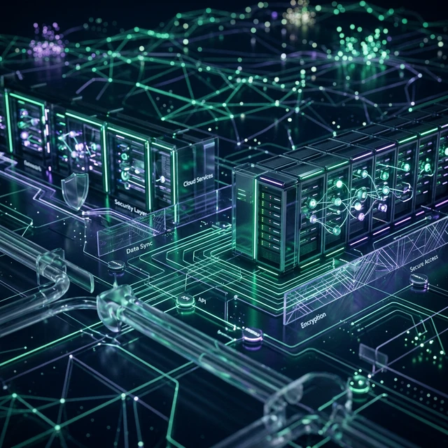 Infrastructure technology background